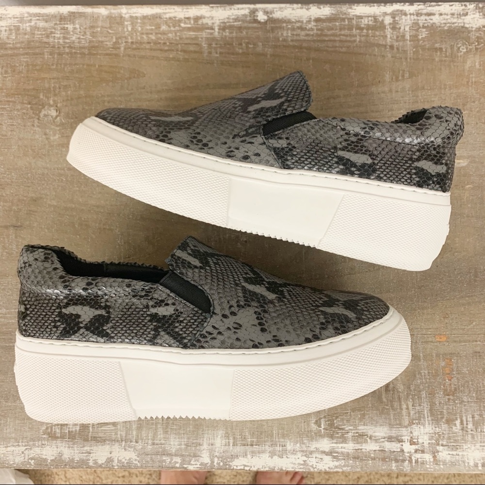 J/Slides Snake Cleo Slip-On Platform Sneakers New - image 6